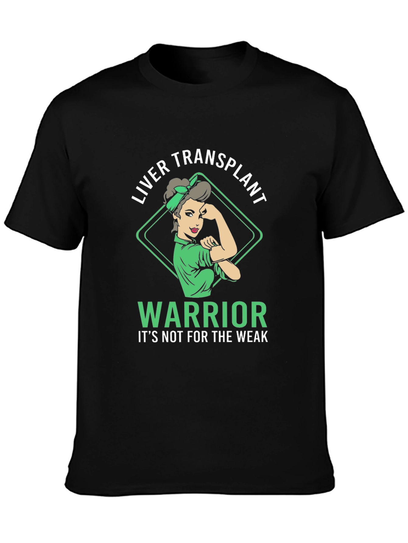 Liver Transplant Warrior Graphic T-Shirt