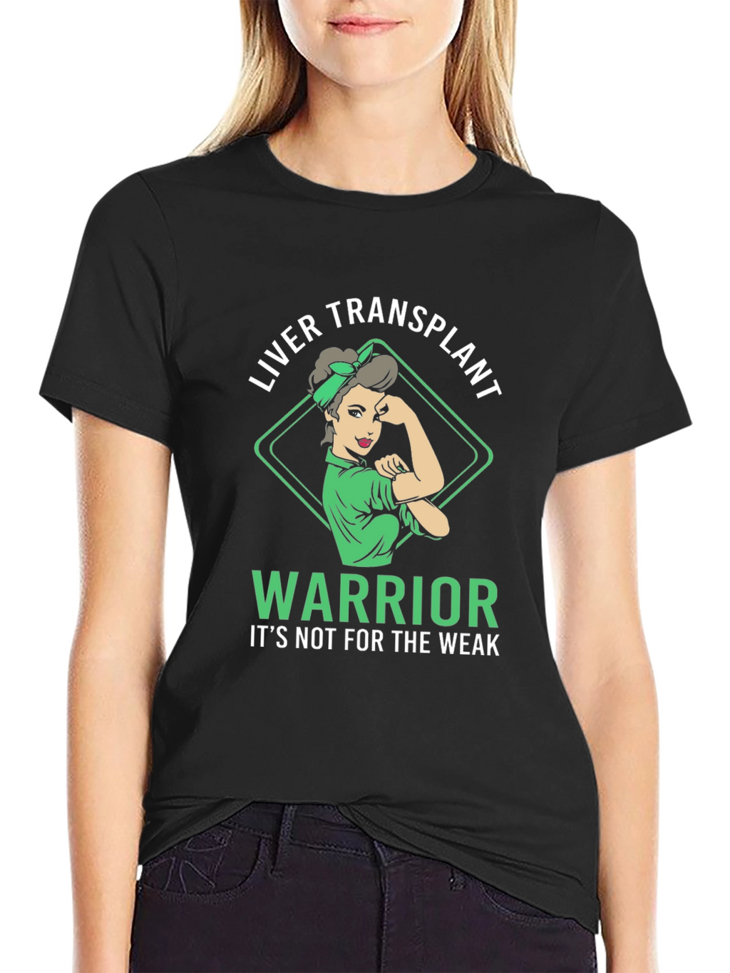 Liver Transplant Warrior Graphic T-Shirt