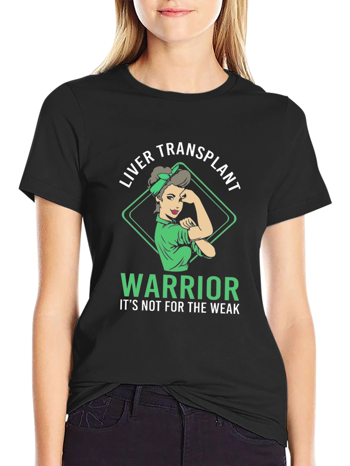 Liver Transplant Warrior Graphic T-Shirt