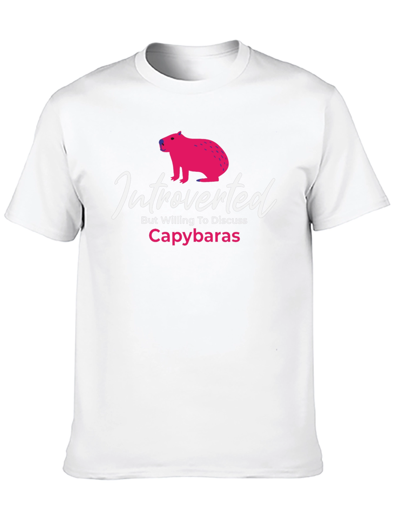 Introverted Capybaras Graphic T-Shirt