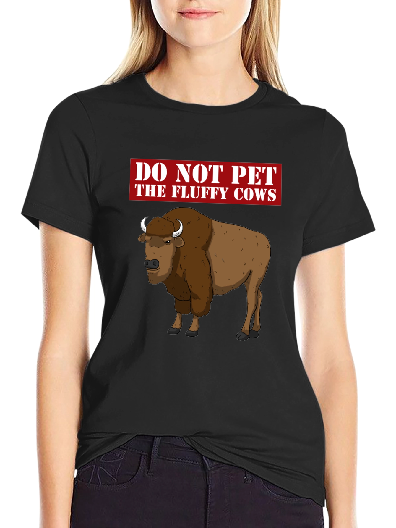 Do Not Pet the Fluffy Cows Graphic T-Shirt