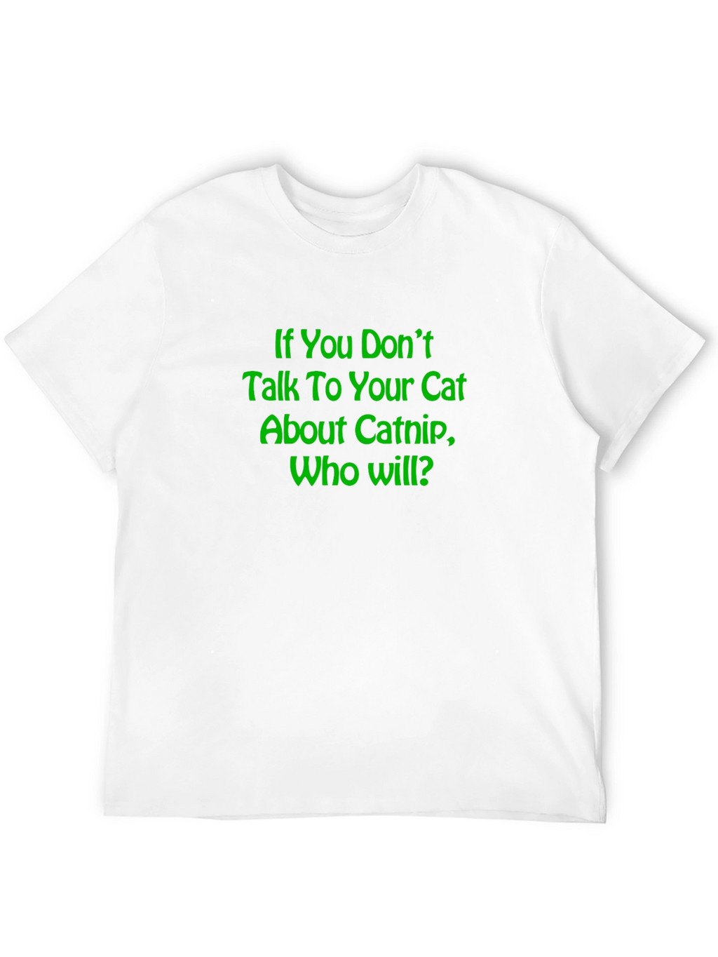 Catnip Conversation T-Shirt - Novelty Tee