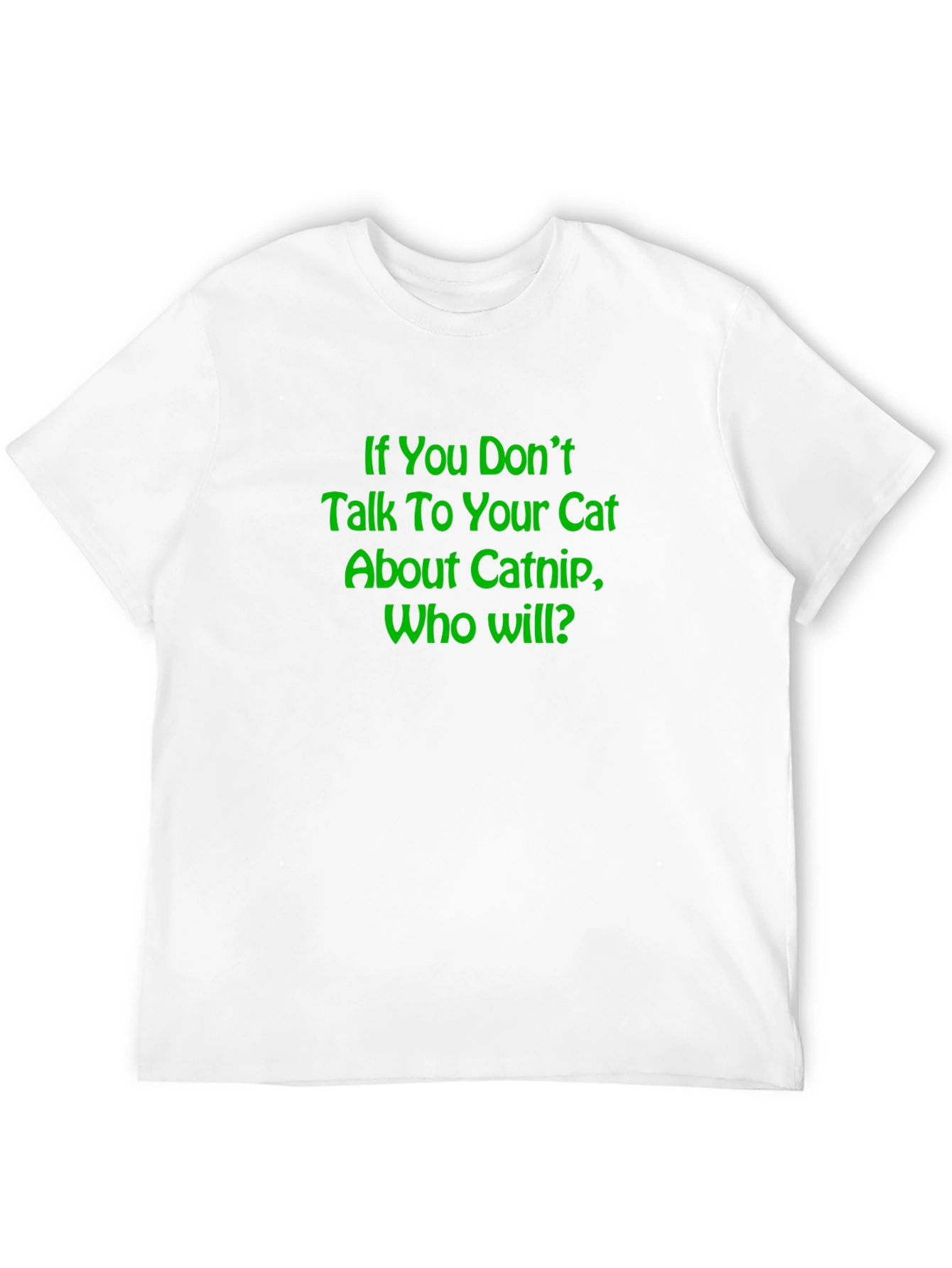 Catnip Conversation T-Shirt - Novelty Tee