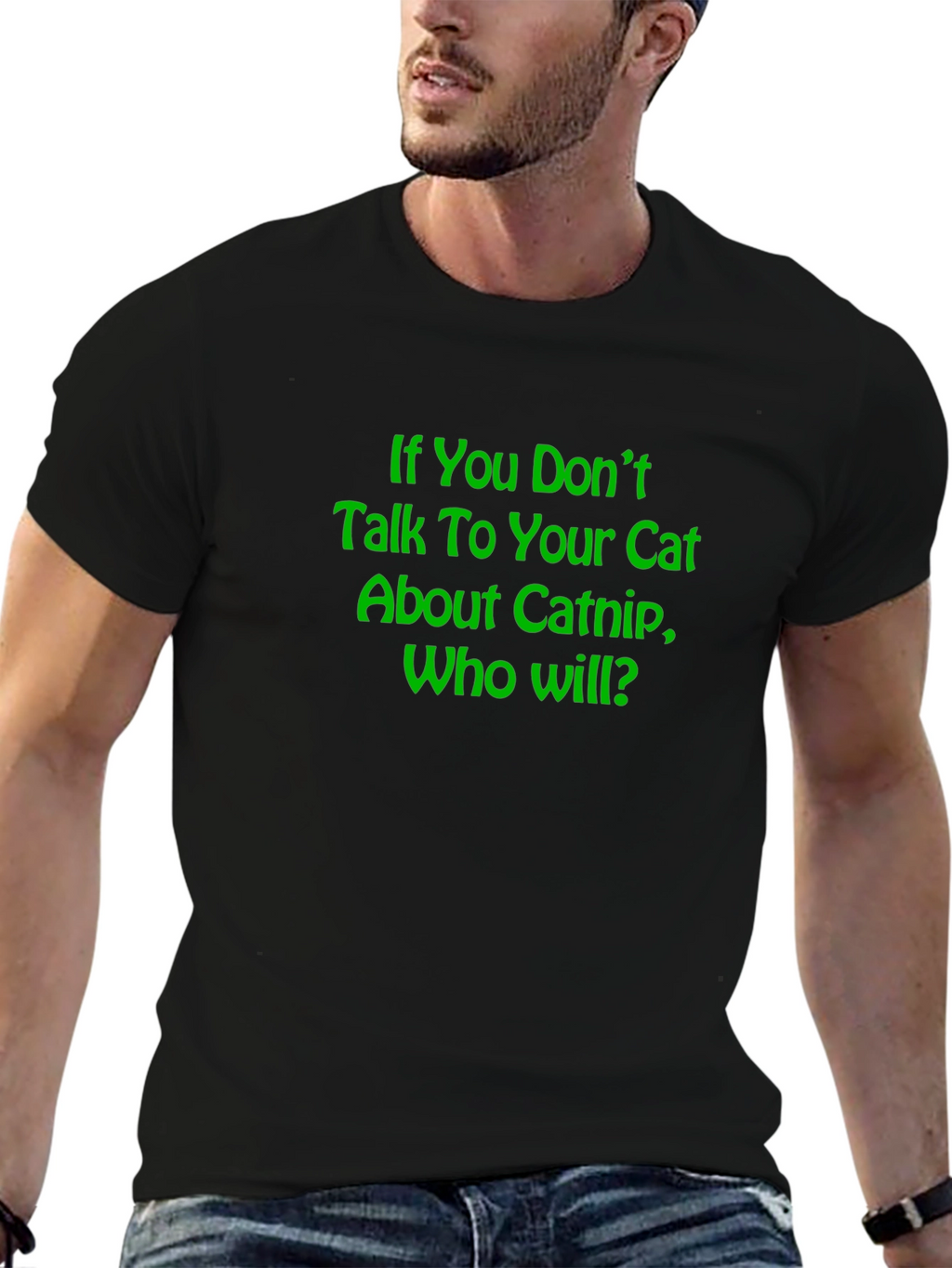 Catnip Conversation T-Shirt - Novelty Tee