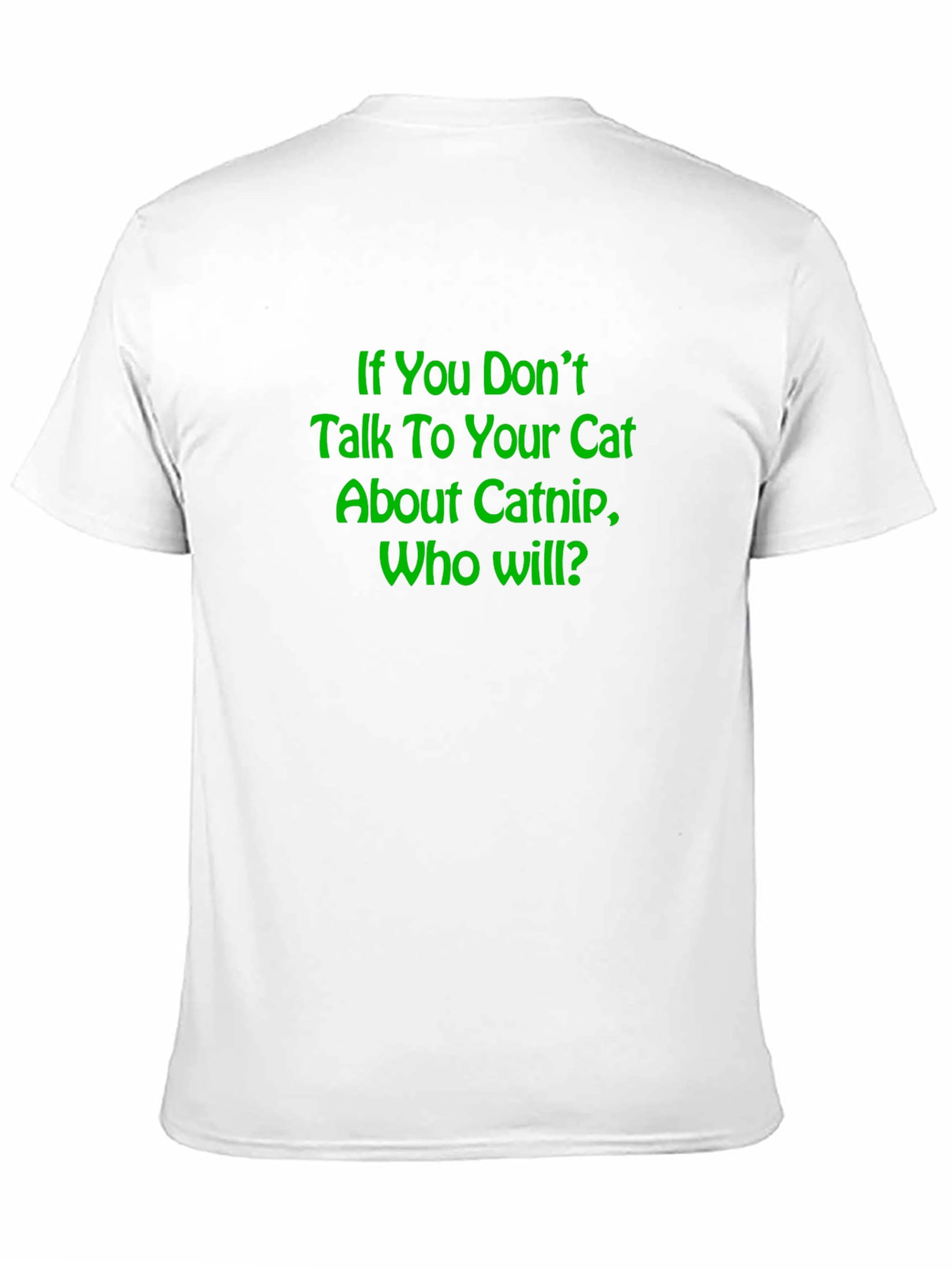 Catnip Conversation T-Shirt - Novelty Tee