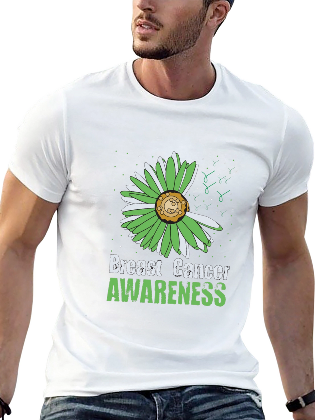 Breast Cancer Awareness Sunflower T-Shirt
