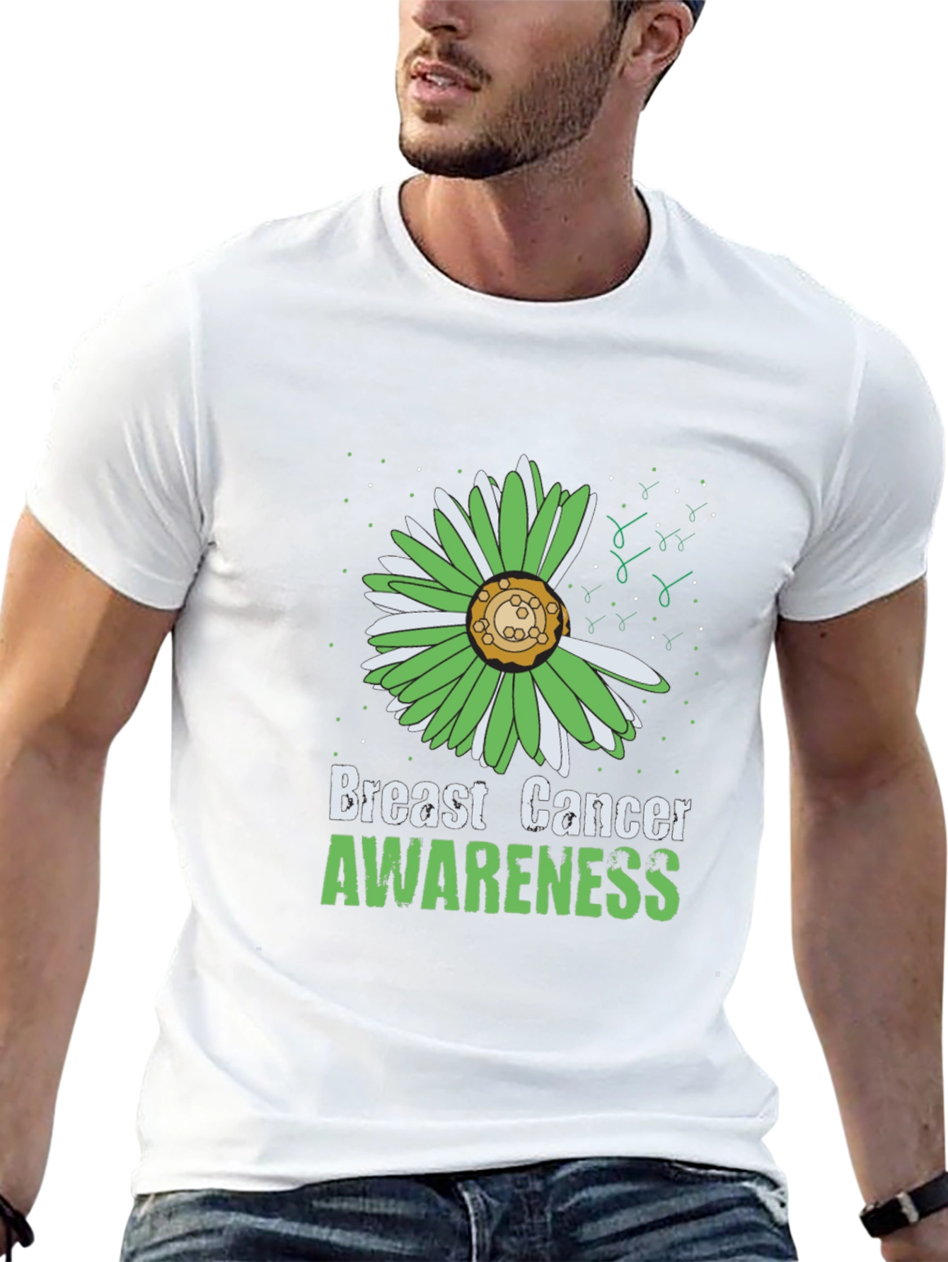 Breast Cancer Awareness Sunflower T-Shirt