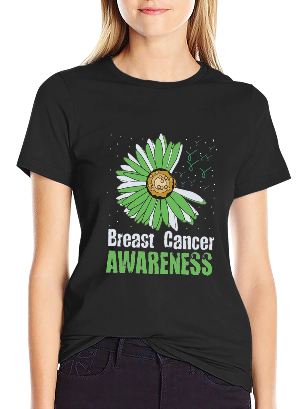 Breast Cancer Awareness Sunflower T-Shirt