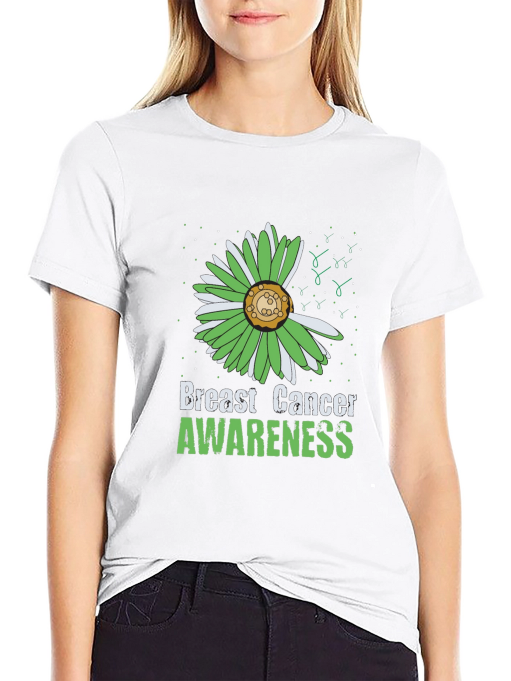 Breast Cancer Awareness Sunflower T-Shirt