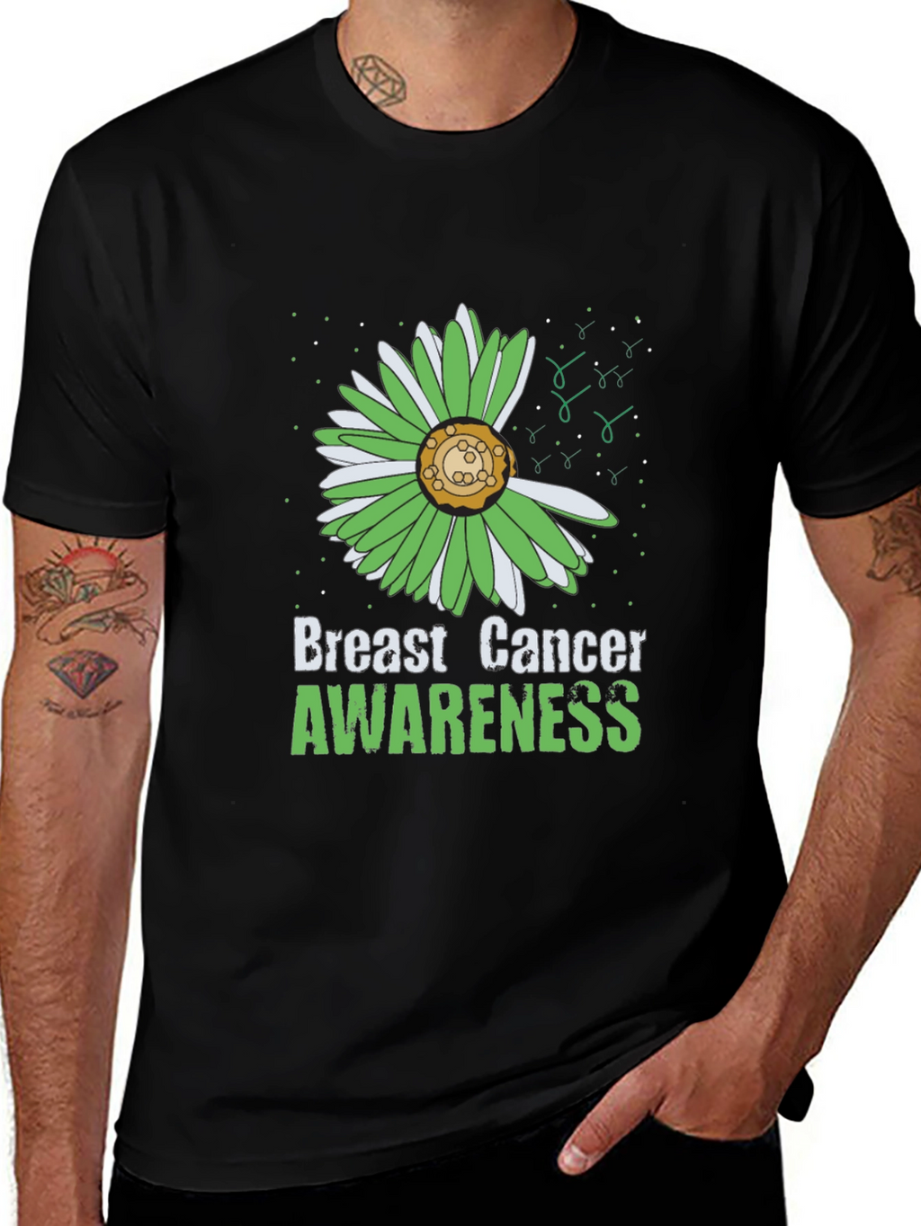 Breast Cancer Awareness Sunflower T-Shirt