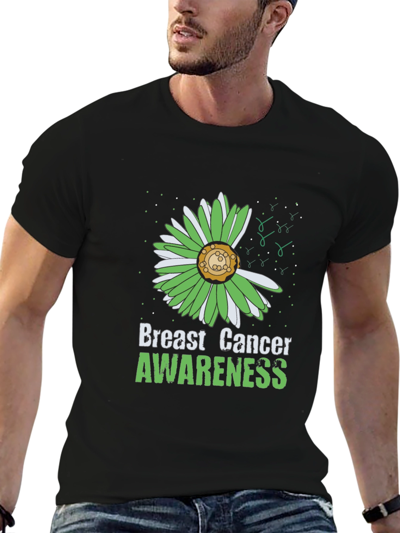 Breast Cancer Awareness Sunflower T-Shirt
