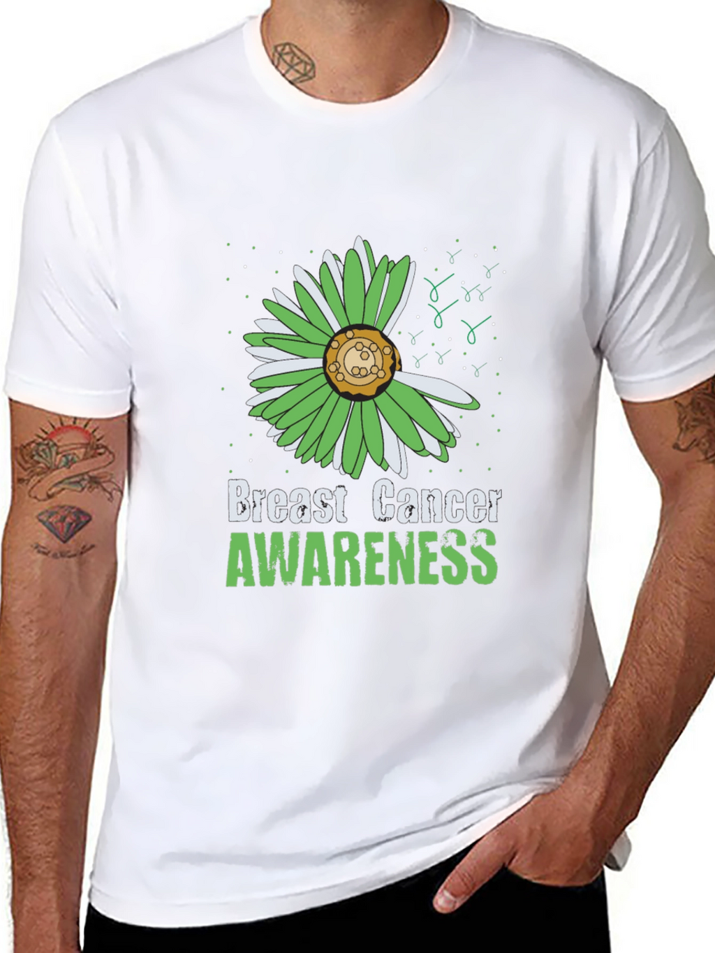 Breast Cancer Awareness Sunflower T-Shirt