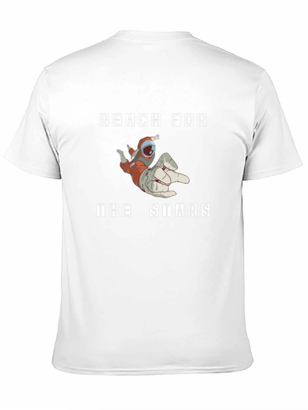 Reach For The Stars Astronaut T-Shirt - Black