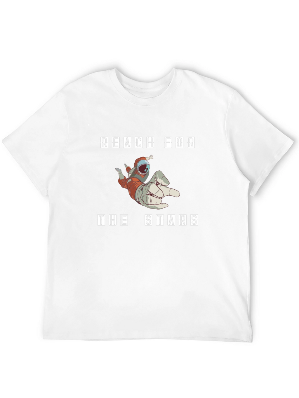 Reach For The Stars Astronaut T-Shirt - Black