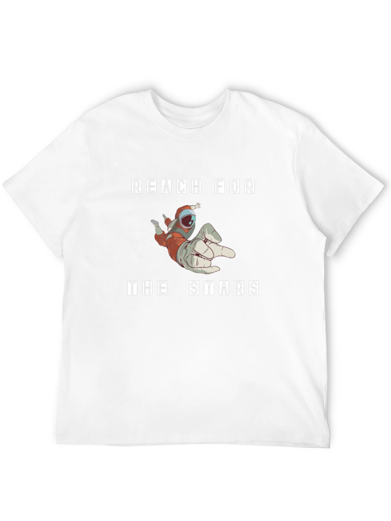 Reach For The Stars Astronaut T-Shirt - Black