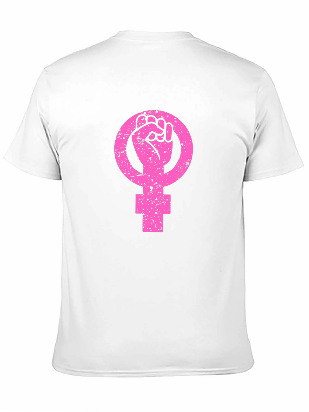 Feminist Fist Symbol T-Shirt - Black