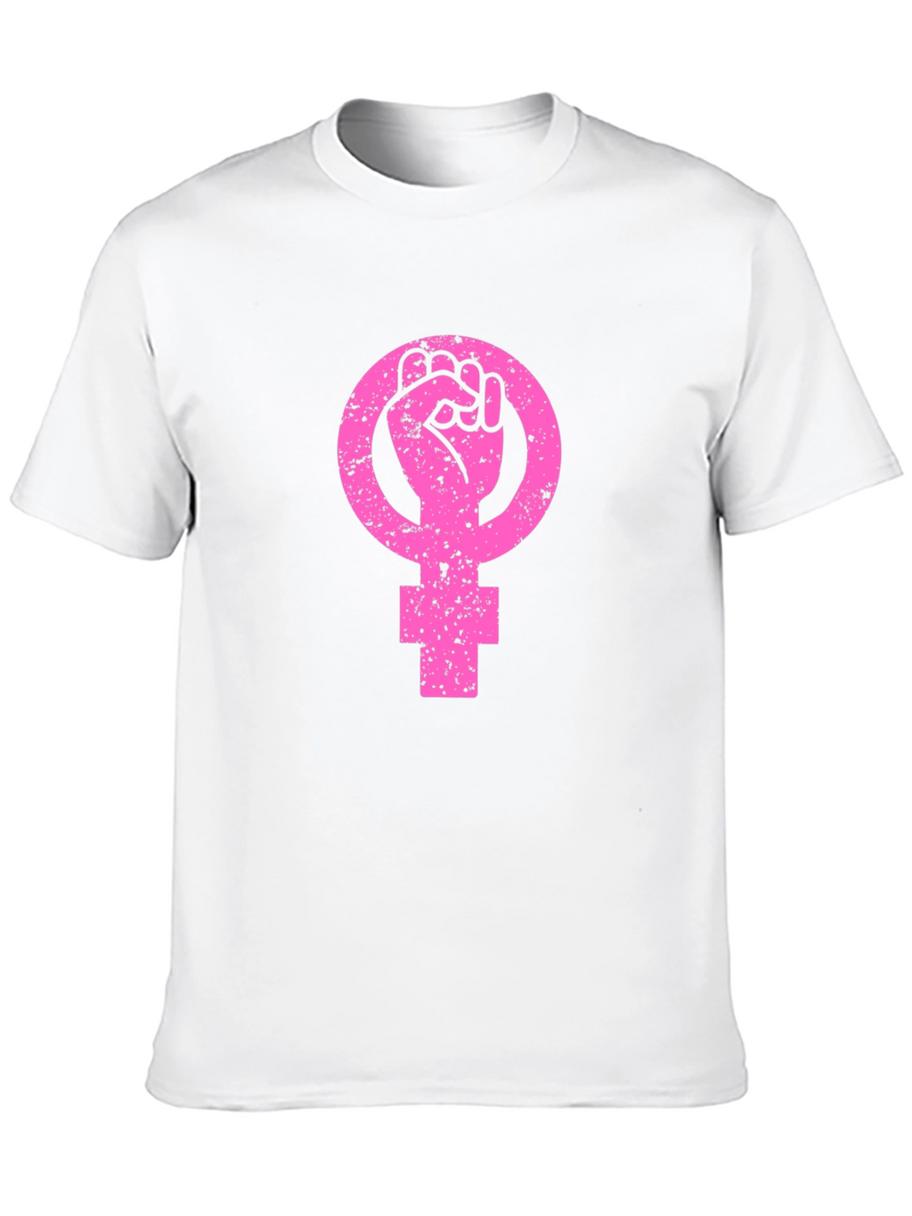 Feminist Fist Symbol T-Shirt - Black