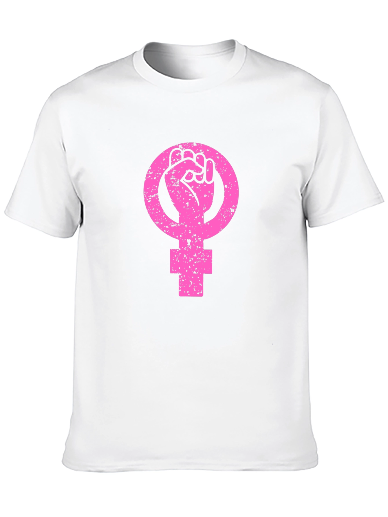 Feminist Fist Symbol T-Shirt - Black
