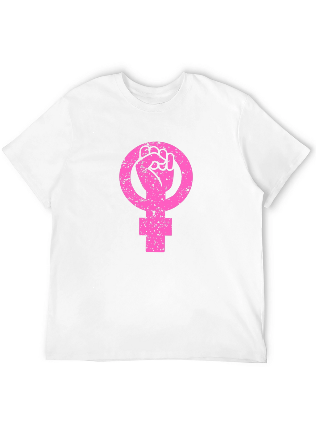 Feminist Fist Symbol T-Shirt - Black