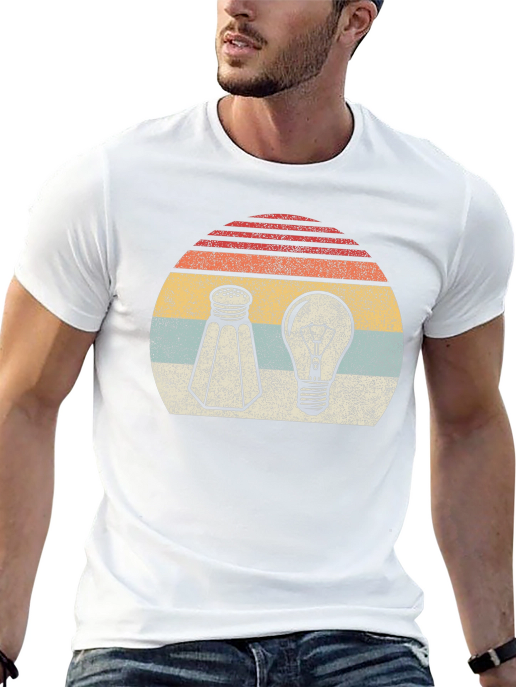 Salt and Light Graphic Tee - Retro Design