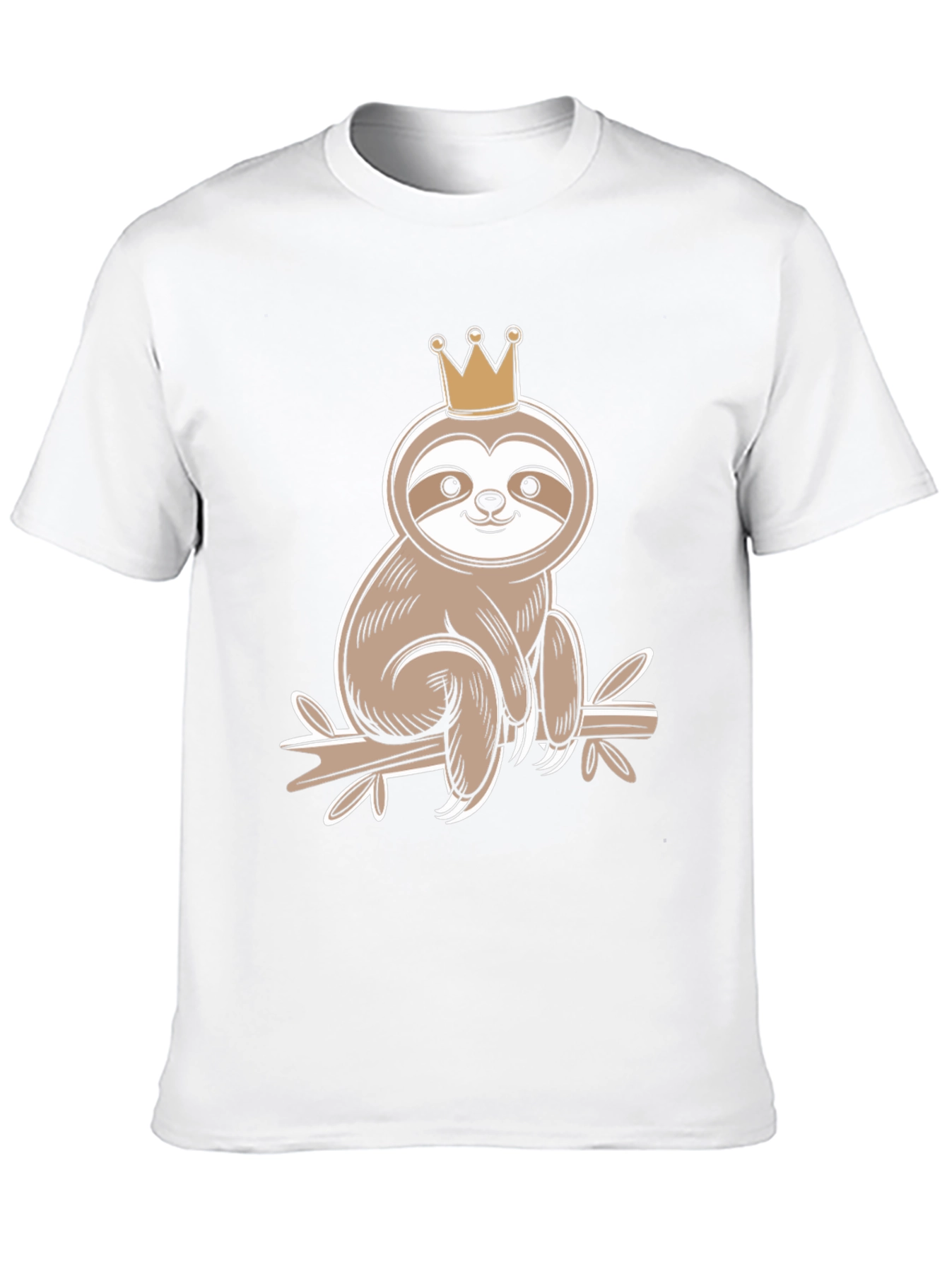 Sloth King T-Shirt - Funny Animal Tee
