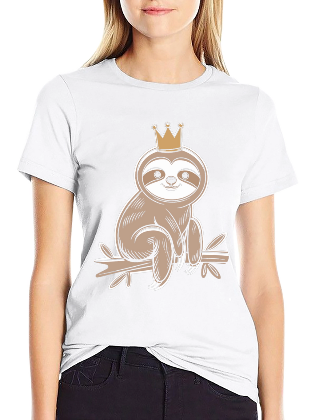 Sloth King T-Shirt - Funny Animal Tee