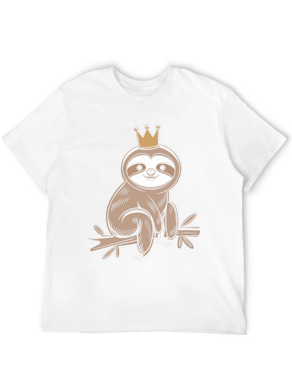 Sloth King T-Shirt - Funny Animal Tee