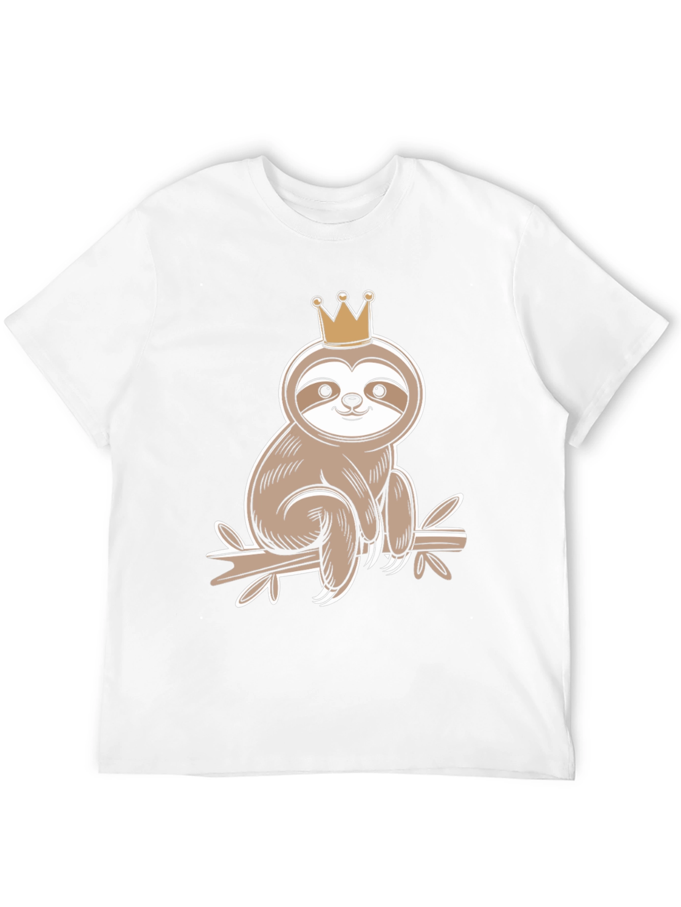 Sloth King T-Shirt - Funny Animal Tee