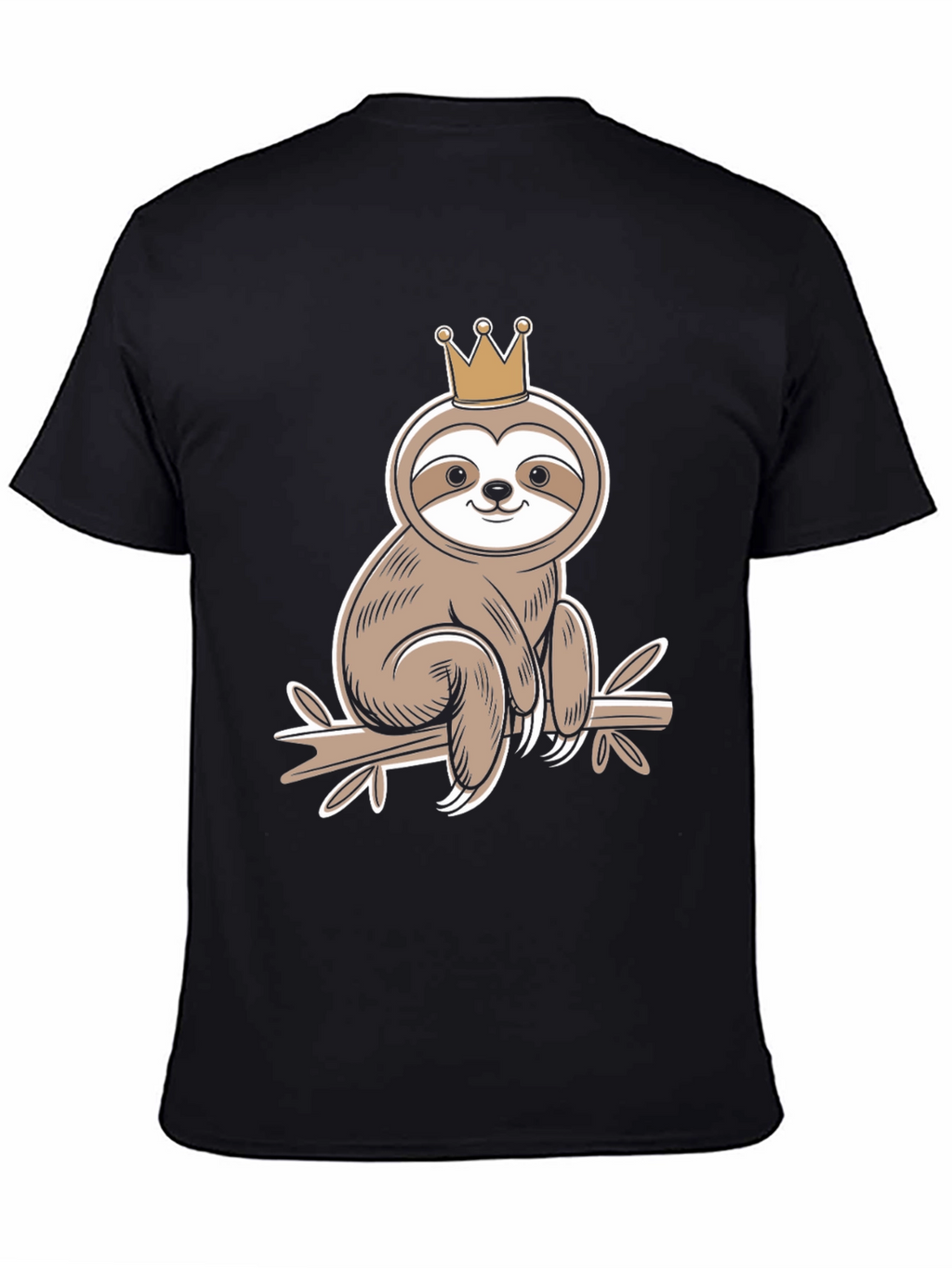 Sloth King T-Shirt - Funny Animal Tee