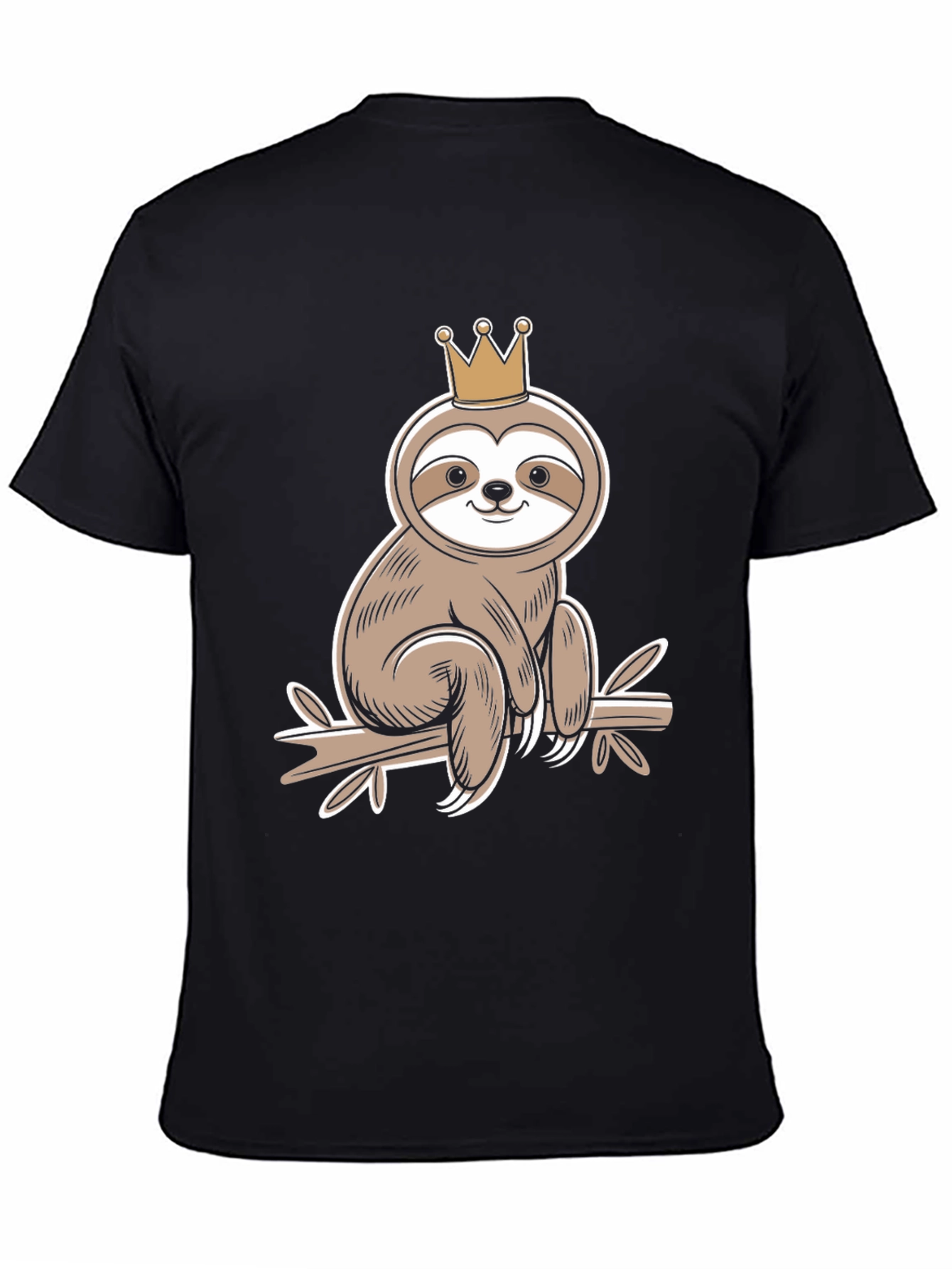Sloth King T-Shirt - Funny Animal Tee