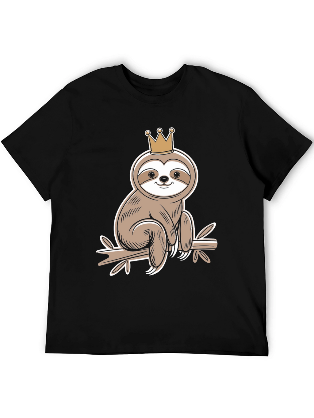 Sloth King T-Shirt - Funny Animal Tee