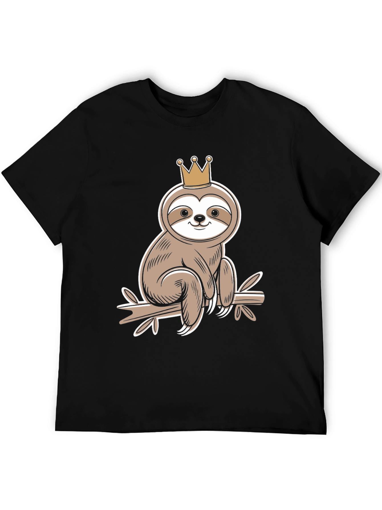 Sloth King T-Shirt - Funny Animal Tee