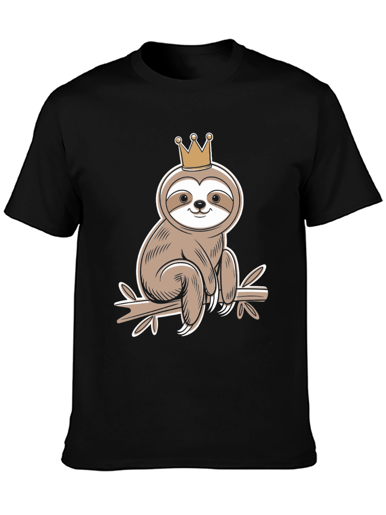 Sloth King T-Shirt - Funny Animal Tee