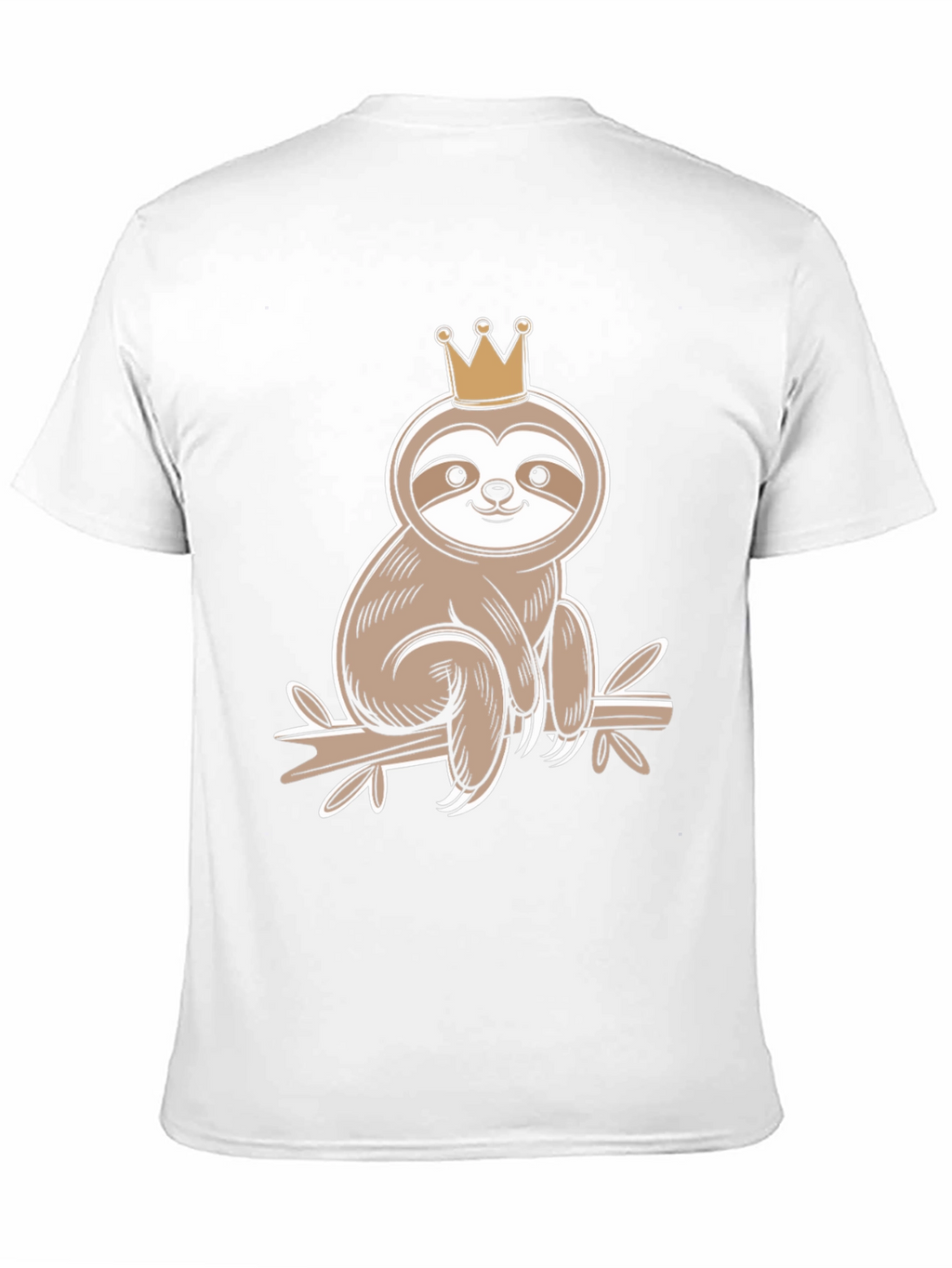 Sloth King T-Shirt - Funny Animal Tee