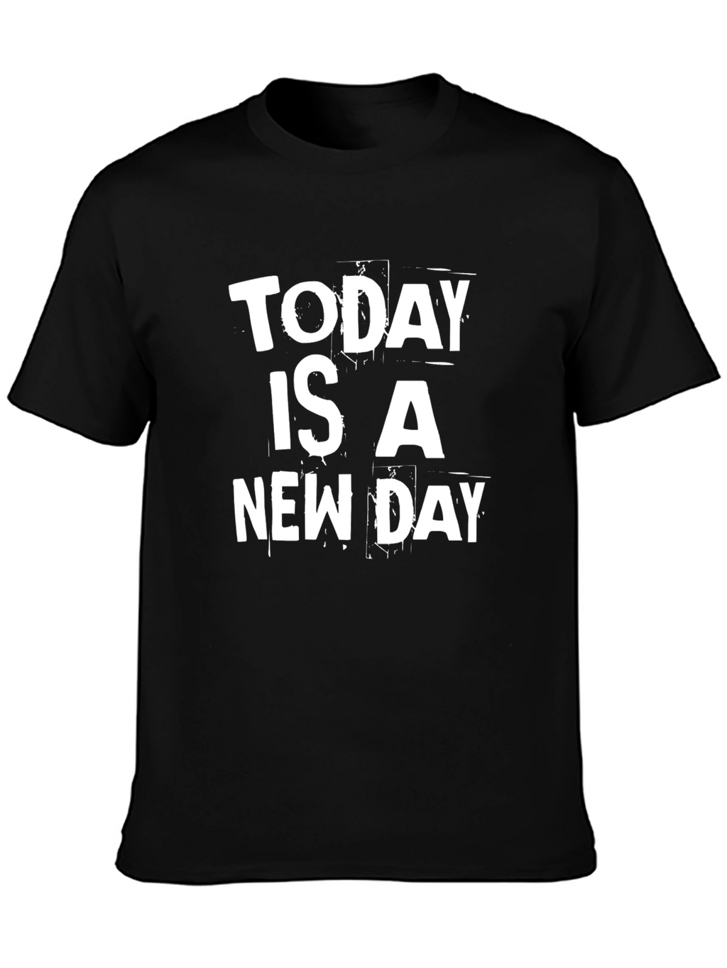 Today is a New Day Black Graphic Tee
