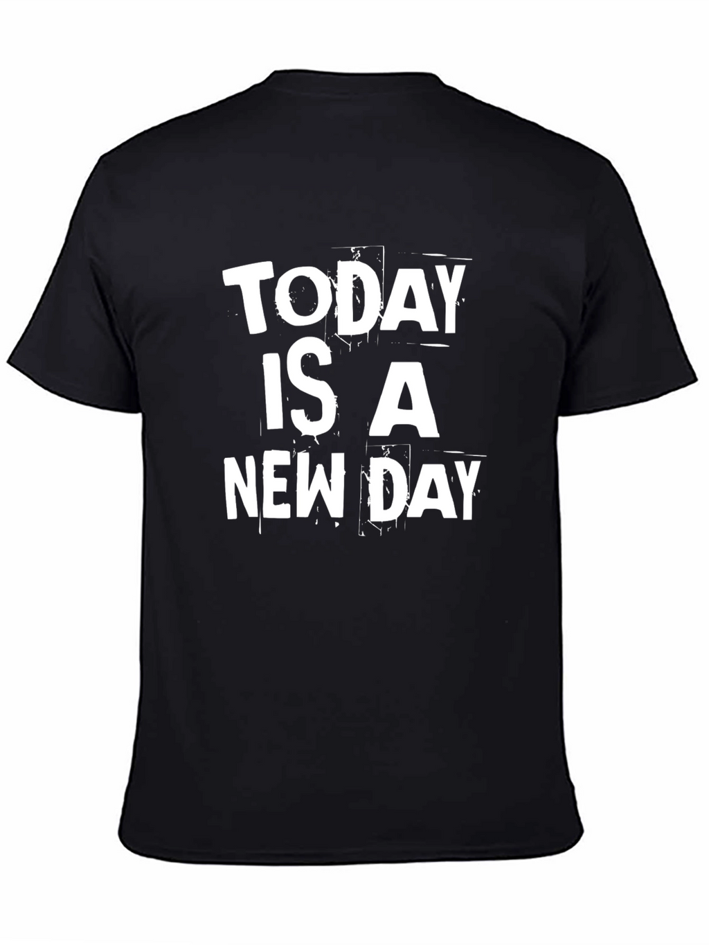 Today is a New Day Black Graphic Tee