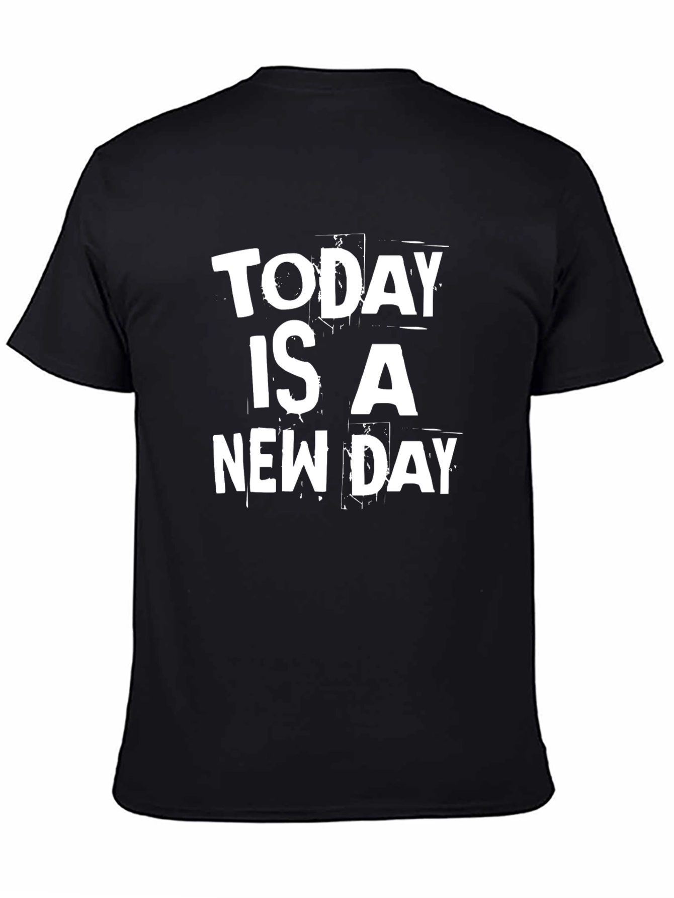 Today is a New Day Black Graphic Tee