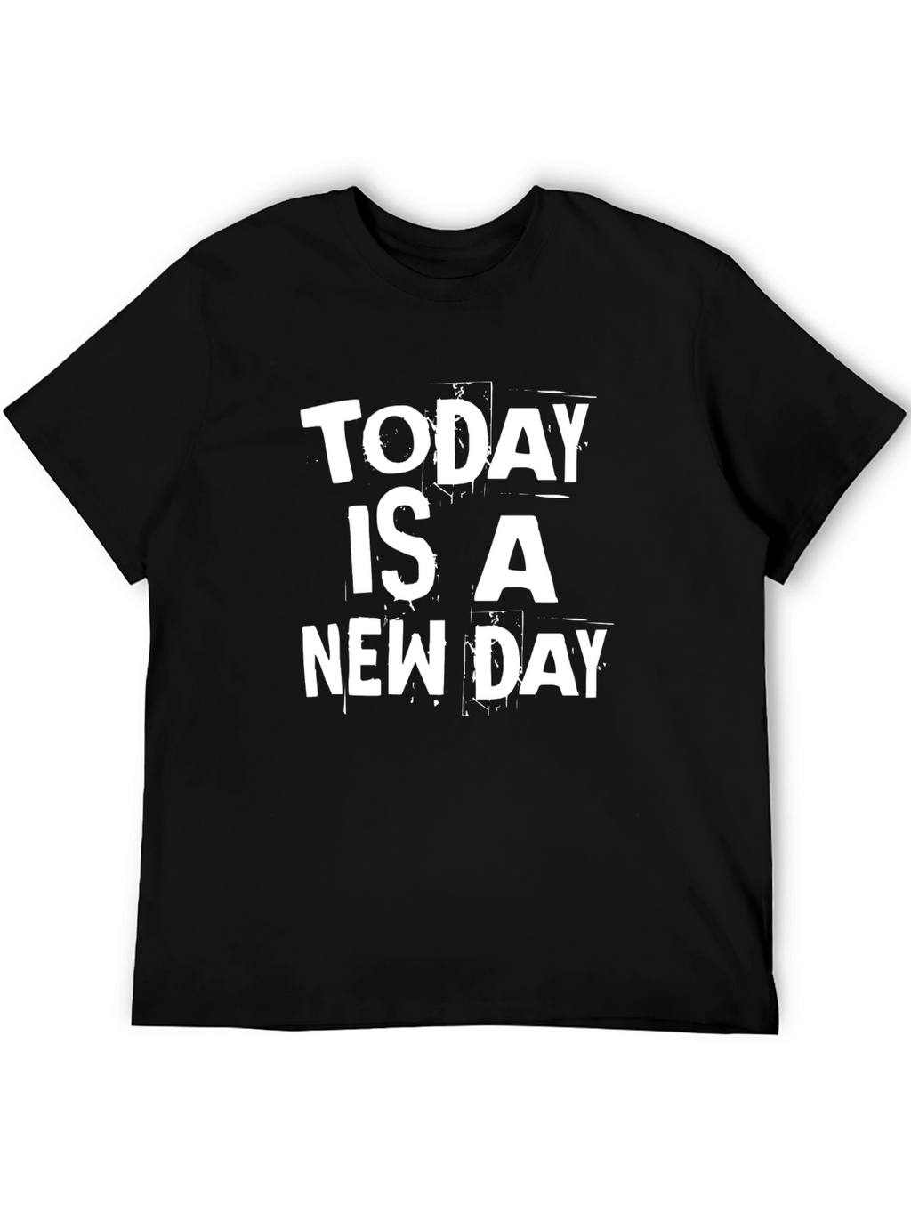 Today is a New Day Black Graphic Tee
