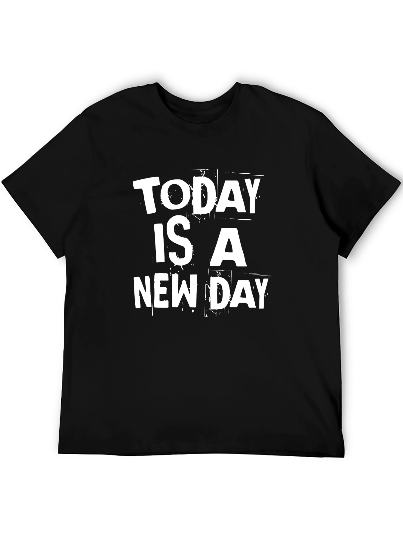 Today is a New Day Black Graphic Tee