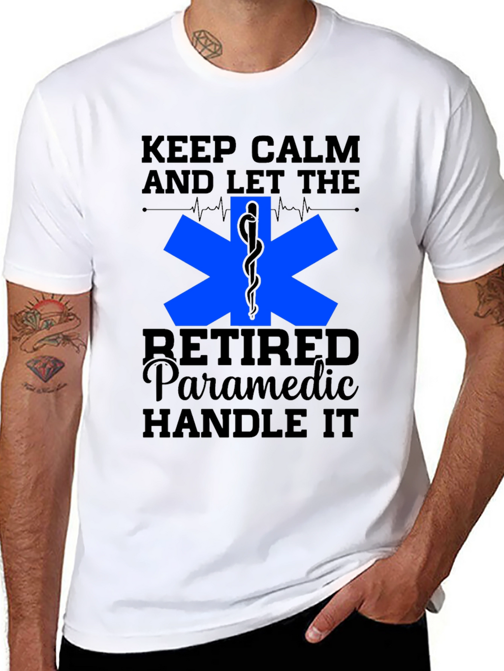 Retired Paramedic T-Shirt - Keep Calm & Handle It!