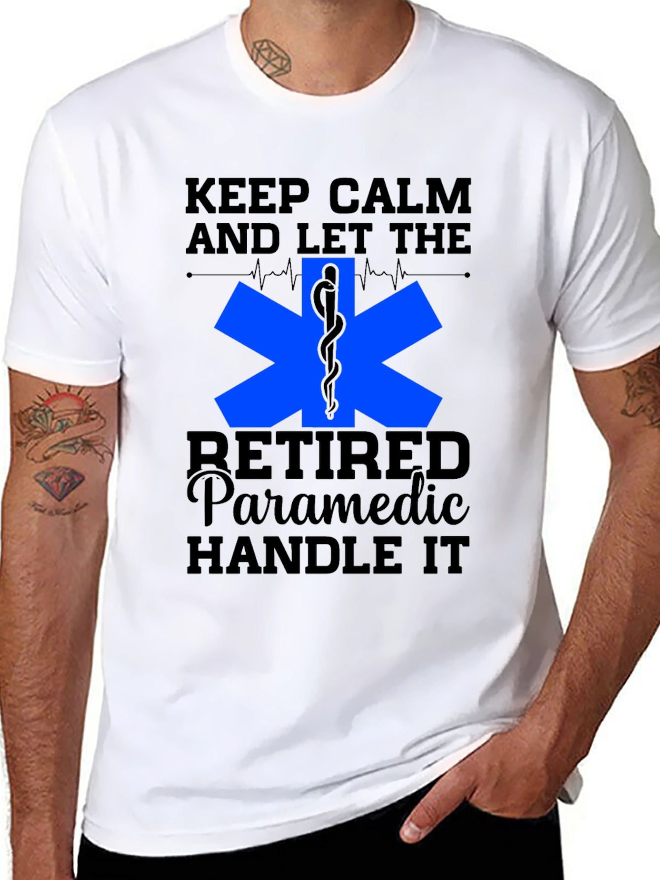 Retired Paramedic T-Shirt - Keep Calm & Handle It!