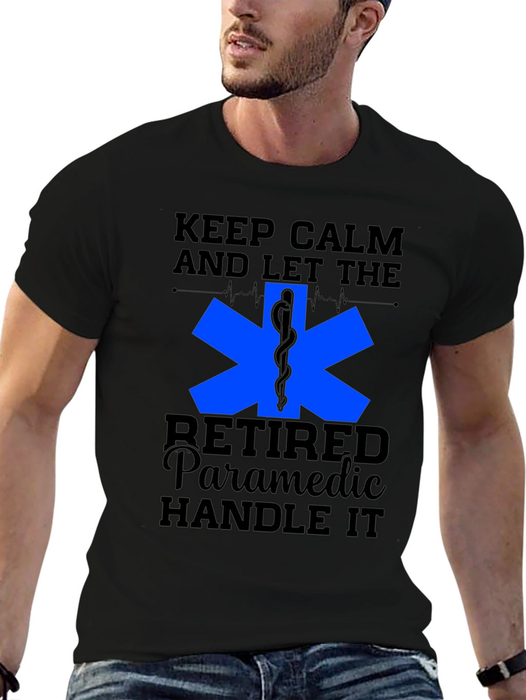 Retired Paramedic T-Shirt - Keep Calm & Handle It!