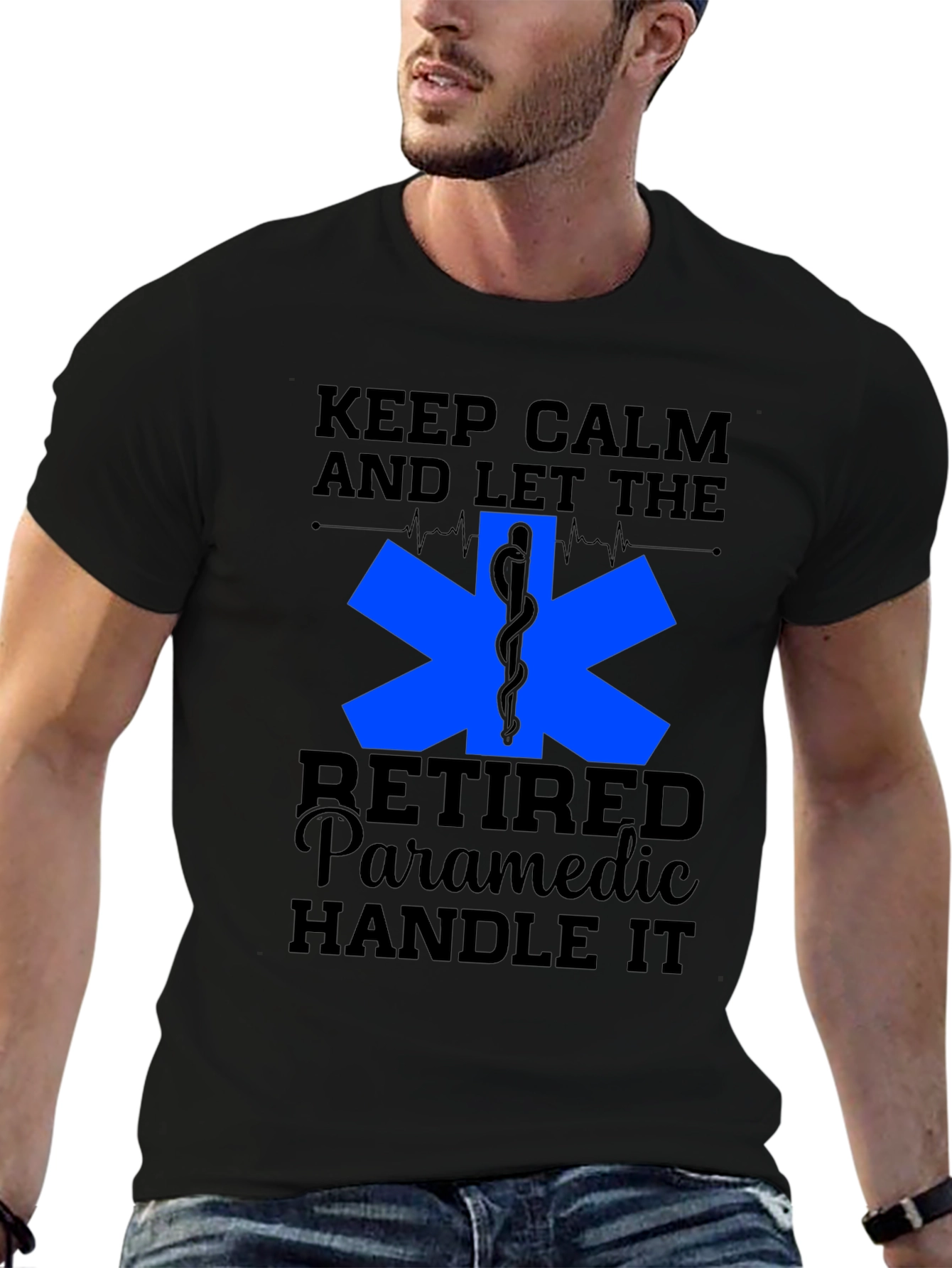 Retired Paramedic T-Shirt - Keep Calm & Handle It!