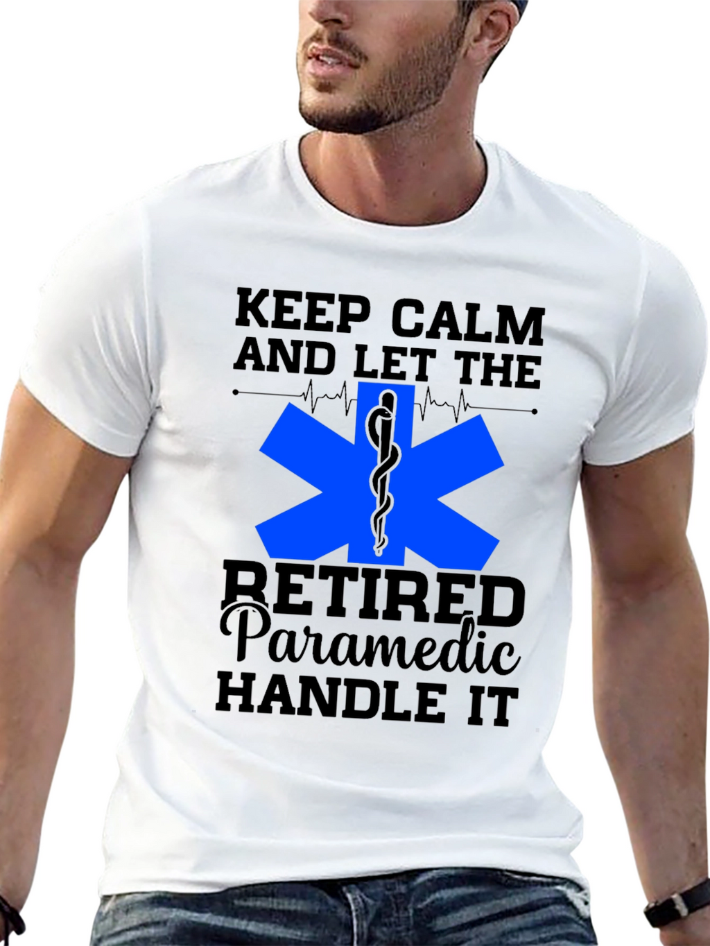 Retired Paramedic T-Shirt - Keep Calm & Handle It!