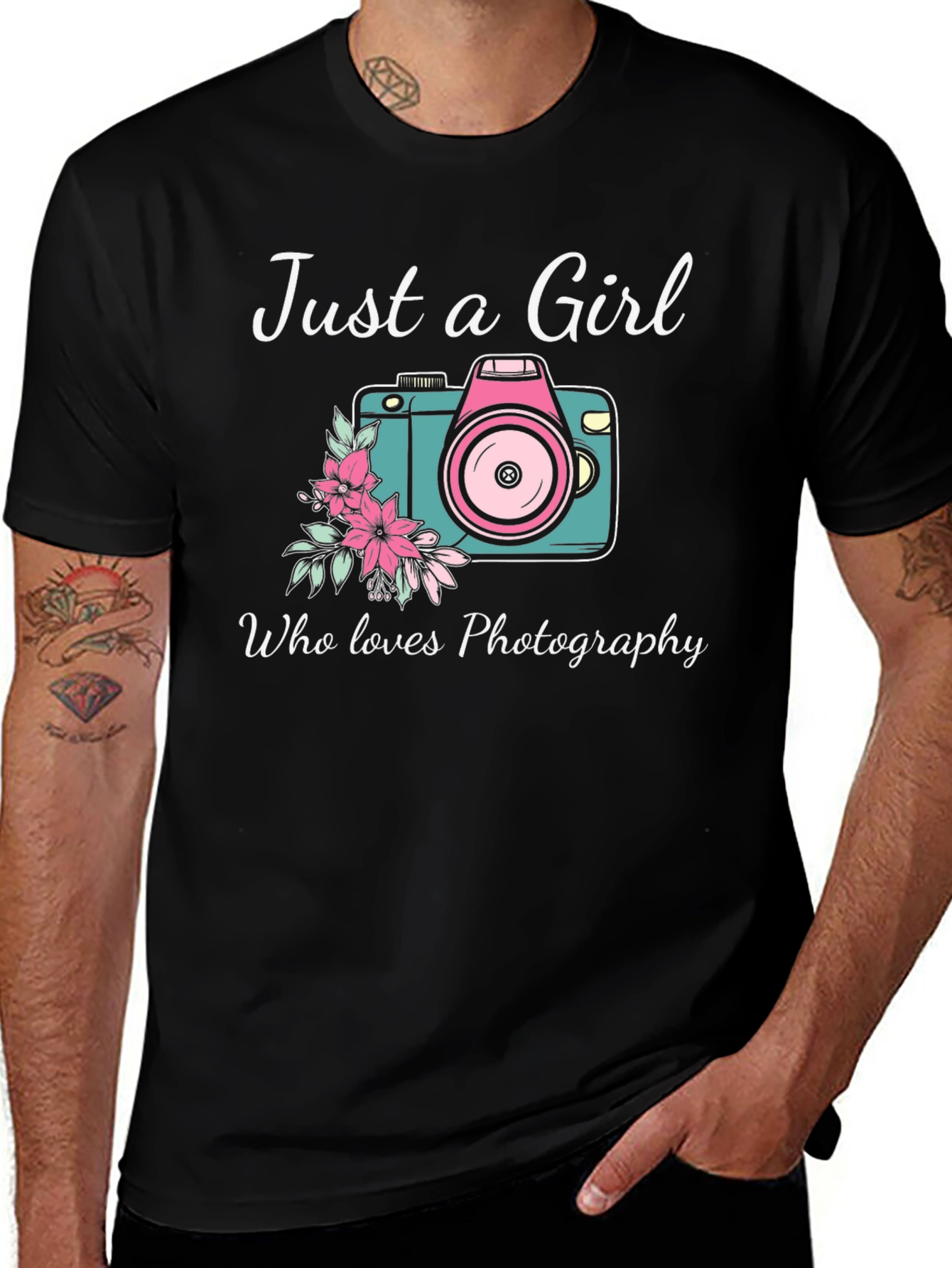 Girl Photographer T-Shirt - Photography Lover Tee
