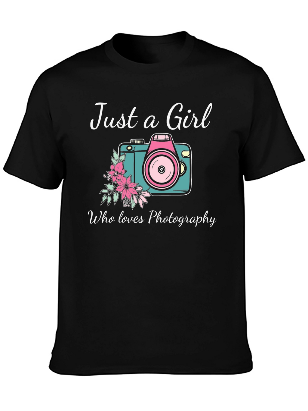 Girl Photographer T-Shirt - Photography Lover Tee