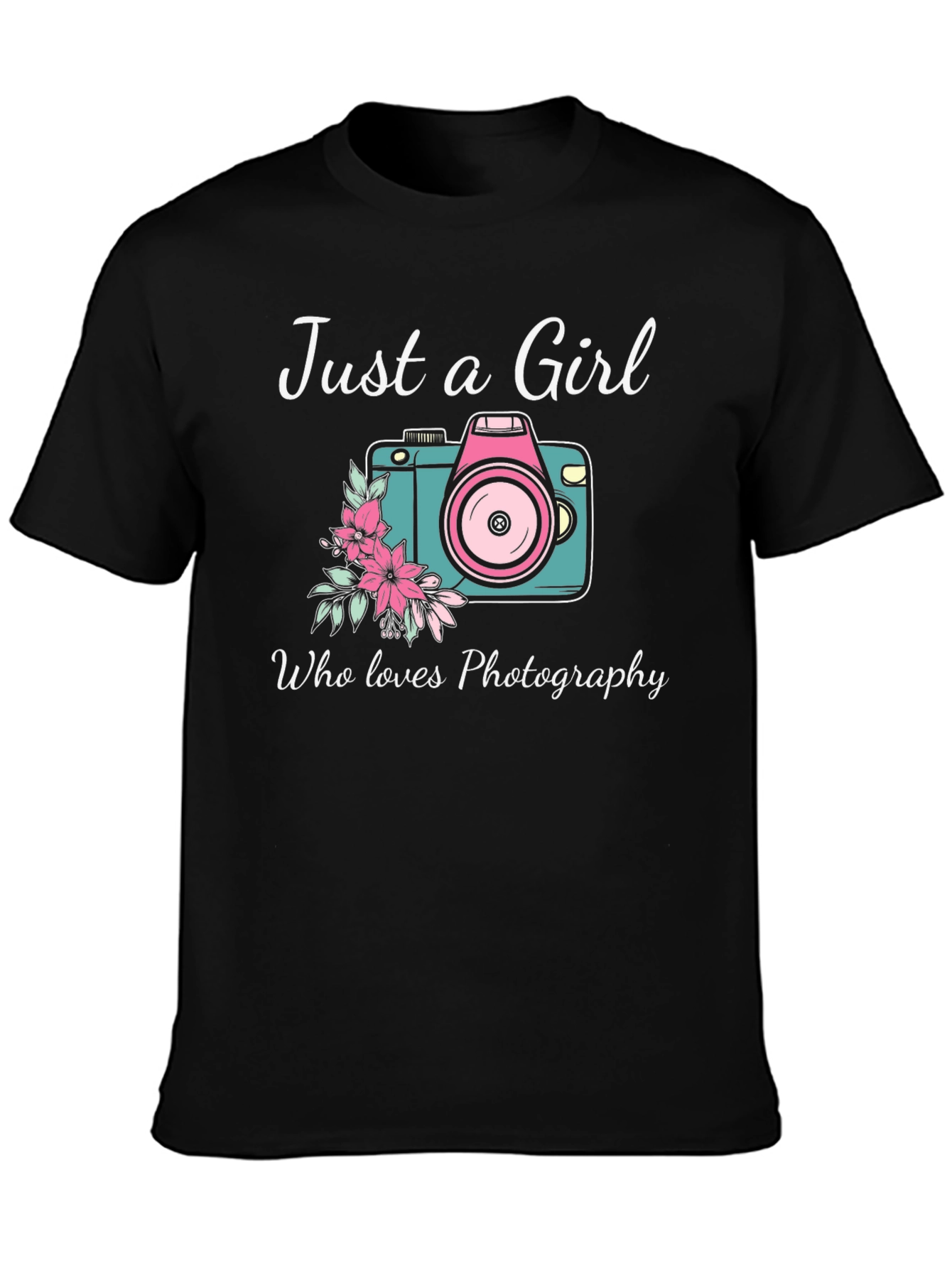 Girl Photographer T-Shirt - Photography Lover Tee