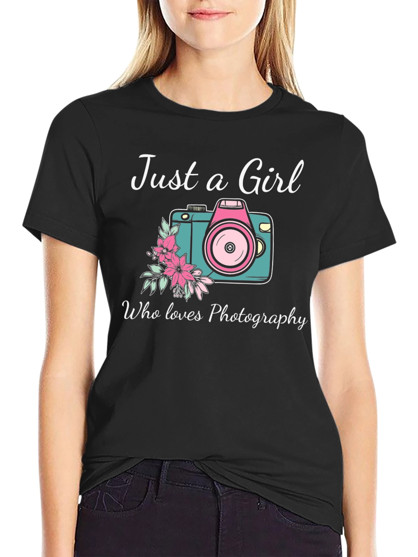 Girl Photographer T-Shirt - Photography Lover Tee