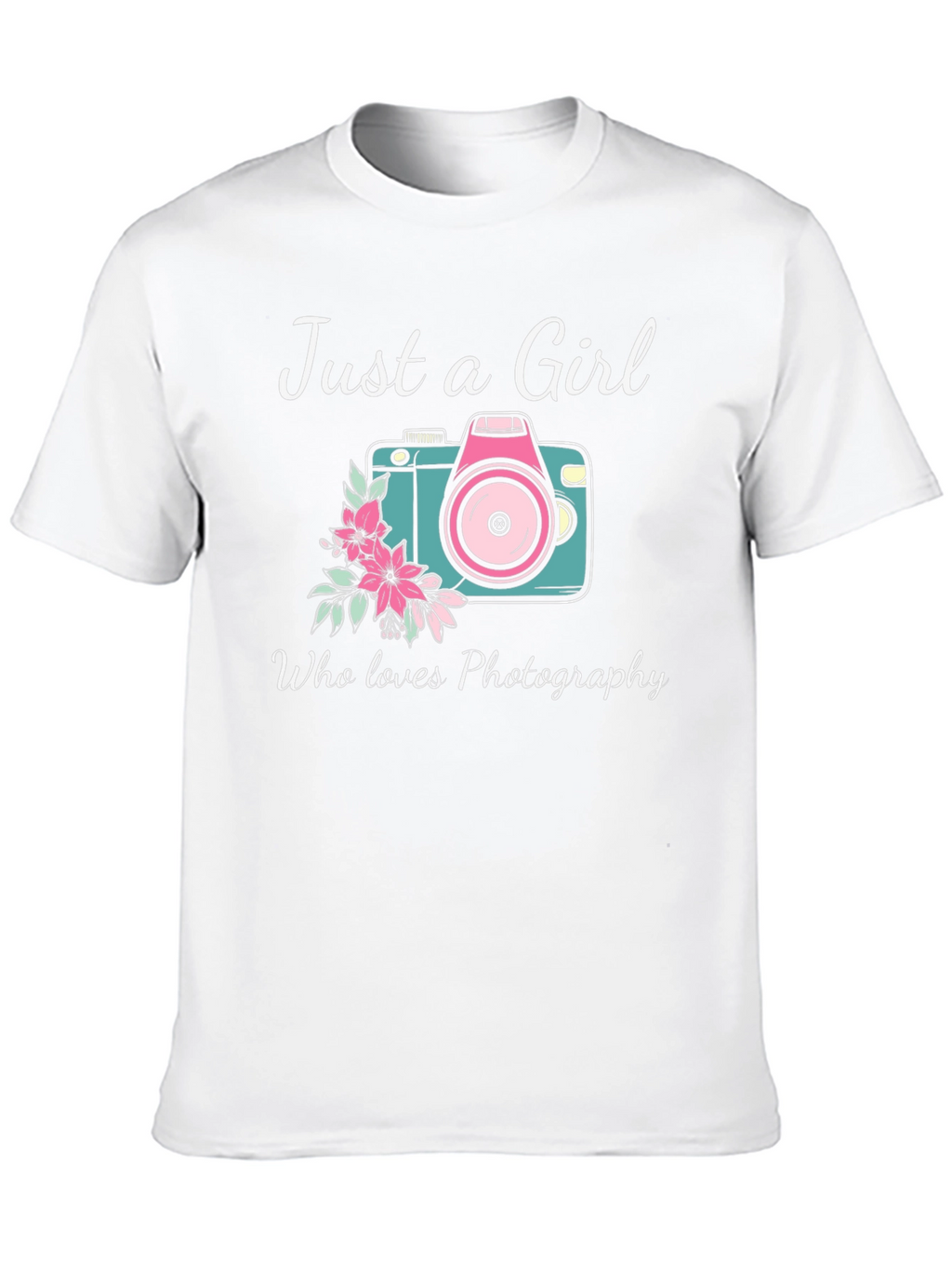 Girl Photographer T-Shirt - Photography Lover Tee