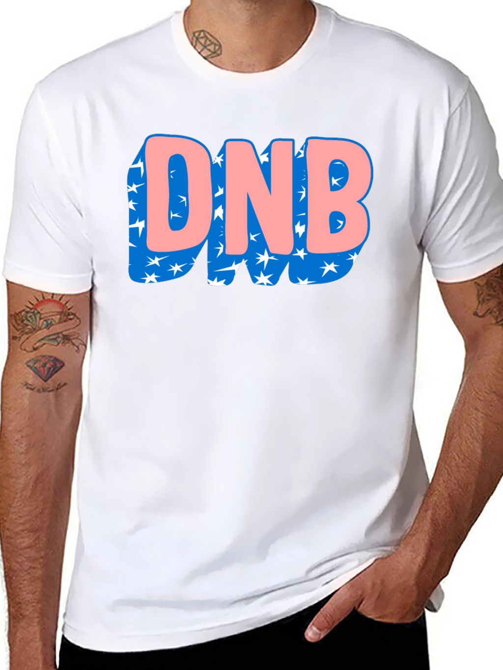 DNB Starry Graphic Tee - Black